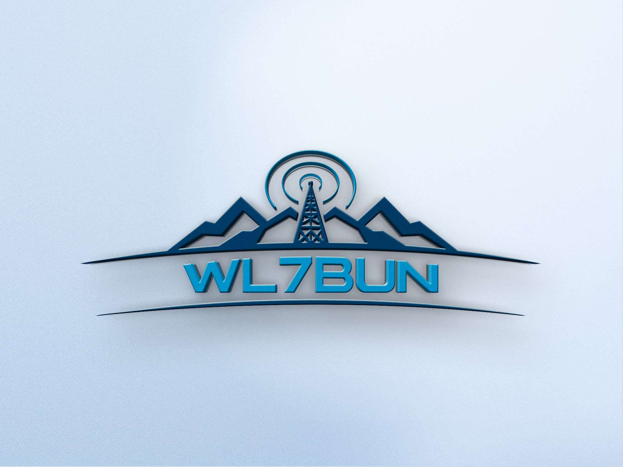 WL7BUN callsign logo